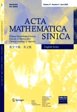 Acta Mathematica Sinica,English Series杂志
